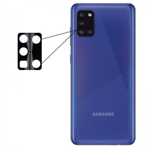 محافظ لنز فلزی برای دوربین Samsung Galaxy A31 مدل آلومینیومی با ضخامت 0.5 میلیمتر Alloy Cap Lens Camera