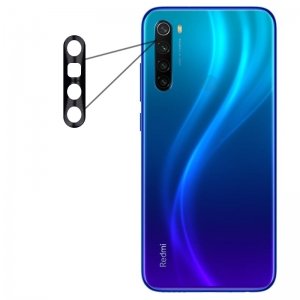 محافظ لنز فلزی برای دوربین Xiaomi Redmi Note 8 / 8T مدل آلومینیومی با ضخامت 0.5 میلیمتر Alloy Cap Lens Camera