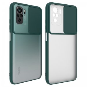 قاب محافظ مناسب برای گوشی Xiaomi Redmi Note 10 4G / 10S مدل ماکرو شیلد محافظ لنزدار طرح پشت مات