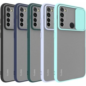 قاب محافظ مناسب برای گوشی Xiaomi Redmi Note 8 مدل ماکرو شیلد محافظ لنزدار طرح پشت مات