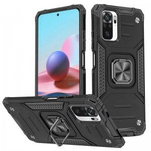 قاب اورجینال گوشی مناسب برای Xiaomi Redmi Note 10 4G / 10S (2021) طرح دیفندر آرمور به همراه رینگ استند مگنتی مدل Ranger Phone