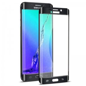 گلس فول ادج رنگی مناسب برای گوشی Samsung Galaxy S6 Edge مدل شیشه ای تمام چسب و تمام صفحه Full Edge Glass
