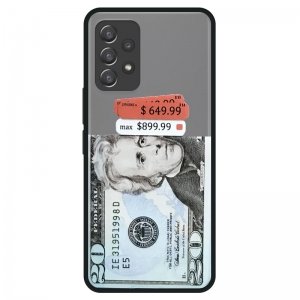 قاب هیبریدی پسرانه طرح بیست دلاری مناسب برای گوشی Samsung Galaxy A32 5G مدل پشت مات محافظ لنزدار مجهز به کپسولی ضربه گیر Hybrid Case Fantasy 20 Dollar