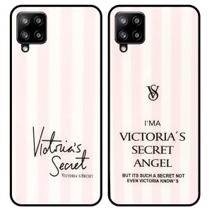 قاب پشت گلس دخترانه مدل ویکتوریا سیکرت برای گوشی Samsung Galaxy A42 طرحدار فانتزی آنجل و بیوتی Victoria Arrival Glass case