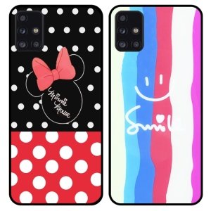 قاب فانتزی آریوال کیس مناسب برای گوشی Samsung Galaxy A71 مدل پشت گلس طرح دار سری دخترانه و پسرانه Arrival Case