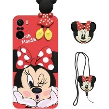 قاب عروسکی دخترانه مدل میکی موس مناسب برای گوشی Xiaomi POCO F3
