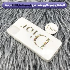 قاب فانتزی گلدلاین مناسب برای گوشی IPHONE 11 Pro Max مدل imd طرحدار دخترانه همراه با پاپ سوکت