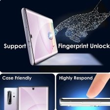 برچسب PMMA محافظ صفحه نمایش اورجینال مناسب برای گوشی Samsung Galaxy Note 10 مدل پلیمر نانو از برند کینگ کونگ Anti Broken Polymer Nano King Kong