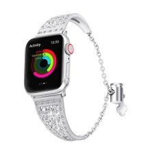 بند اپل واچ طرح چینووآ نگین دار سایز 38 میلی متر