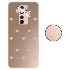 کاور گوشی شیائومی Xiaomi Redmi Note 8 Pro مدل آینه ای قلبی صورتی
