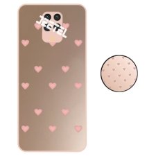 کاور گوشی شیائومی Xiaomi Redmi Note 9 Pro / 9S مدل آینه ای قلبی صورتی