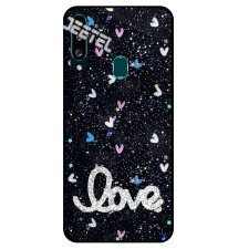 گارد دخترانه گوشی Samsung Galaxy A20S مدل قلبی نگین دار