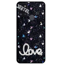 گارد دخترانه گوشی Samsung Galaxy A21S مدل قلبی نگین دار