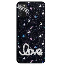 گارد دخترانه گوشی Samsung Galaxy A03S مدل قلبی نگین دار