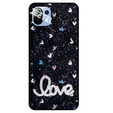 گارد دخترانه گوشی Xiaomi MI 11 Lite مدل قلبی نگین دار