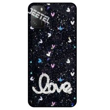 گارد دخترانه گوشی Xiaomi POCO M3 مدل قلبی نگین دار