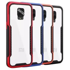 کاور اورجینال بامپر کیس برای گوشی Xiaomi Redmi Note 9S/Pro مدل پشت طلق
