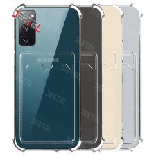 قاب شفاف کپسولی برای گوشی Samsung S20 FE مدل جاکارتی محافظ لنزدار