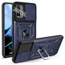 قاب کشویی بتمنی مدل آهنربایی هولدردار برای گوشی Xiaomi Redmi 9T طرح اسلاید آرمور