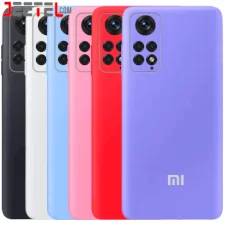  کاور سیلیکونی تک رنگ اورجینال Xiaomi Redmi Note 11 Pro 4G/5G مدل پاک کنی اصل محافظ لنزدار (متریال ویتنام)
