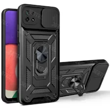 قاب کشویی بتمنی مدل آهنربایی هولدردار برای گوشی Huawei Nova Y60 طرح اسلاید آرمور