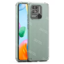 قاب شفاف Xiaomi Redmi 10C / Poco C40  مدل تمام ژله ای محافظ لنزدار