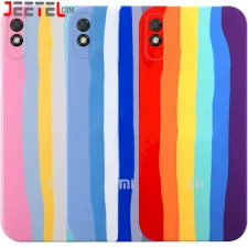 قاب سیلیکونی گوشی شیائومی Xiaomi Redmi 9A مدل رنگین کمانی (ویتنامی اصل)