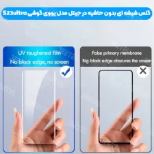 محافظ صفحه نمایش یو وی UV Glass مناسب برای گوشی Samsung Galaxy S23 Ultra