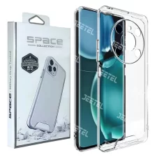 قاب شفاف محافظ لنزدار گوشی Honor X9 (4G) مدل دکمه فلزی اسپیس