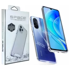 قاب شفاف محافظ لنزدار گوشی Huawei Nova Y70 مدل دکمه فلزی اسپیس