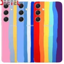 قاب سیلیکونی گوشی سامسونگ Samsung Galaxy A14 مدل رنگین کمانی (ویتنامی اصل)