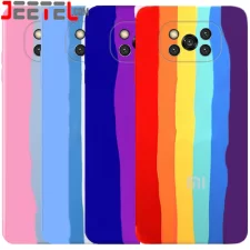 قاب سیلیکونی گوشی شیائومی Xiaomi Poco X3 Pro مدل رنگین کمانی (ویتنامی اصل)