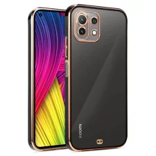 قاب اورجینال الکتروپلیتینگ Xiaomi MI 11 Lite مدل دور طلایی اسپیس
