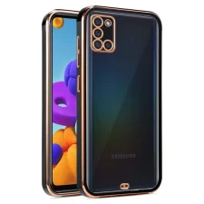 قاب اورجینال الکتروپلیتینگ Samsung Galaxy A31 مدل دور طلایی اسپیس