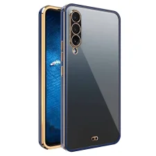 قاب اورجینال الکتروپلیتینگ Samsung Galaxy A50 /A30S مدل دور طلایی پشت شفاف