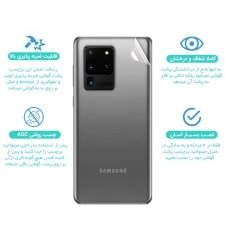 برچسب نانو پشت گوشی Samsung Galaxy A14 (4G/5G) مدل شفاف آنتی شوک