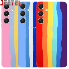 قاب سیلیکونی گوشی سامسونگ Samsung Galaxy A34 مدل رنگین کمانی (ویتنامی اصل)