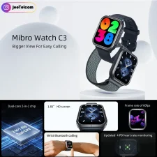 ساعت هوشمند شیائومی مدل Mibro Watch C3 (شرکتی مکالمه دار)