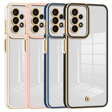 قاب اورجینال الکتروپلیتینگ Samsung Galaxy A23  مدل دور طلایی اسپیس