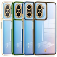 قاب اورجینال الکتروپلیتینگ Xiaomi Poco F3 مدل دور طلایی اسپیس