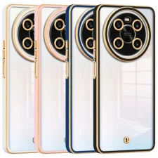 قاب اورجینال الکتروپلیتینگ Honor X9 4G مدل دور طلایی اسپیس