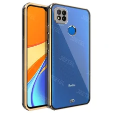 قاب اورجینال الکتروپلیتینگ Xiaomi Redmi 10A مدل دور طلایی اسپیس