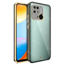 قاب اورجینال الکتروپلیتینگ Xiaomi Redmi 10C مدل دور طلایی اسپیس
