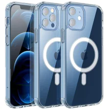 قاب اورجینال مگ سیف برای گوشی IPHONE 12 تمام شفاف (پک اپل استوری)