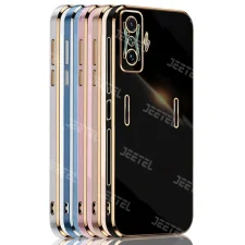 کاور مای کیس گلدلاین برای Xiaomi Poco F4 GT (الکتروپلیتینگ 6D اورجینال)