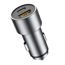 شارژر فندکی 24 وات دو پورت PD + QC3.0 مدل اس زد ایکس SZX SZ09