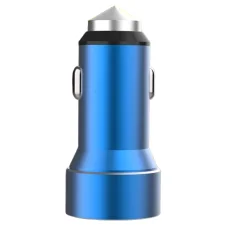 شارژر فندکی ماشین مدل آلومینیومی دو پورت 2.4A ال وای زد LYZ LZ01