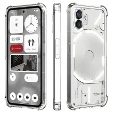 گارد شفاف ایربگ دار برای گوشی Nothing Phone 2 مدل ژله ای محافظ لنزدار