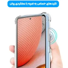 گارد شفاف ایربگ دار برای گوشی Xiaomi Redmi Note 8T مدل ژله ای محافظ لنزدار