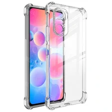 گارد شفاف ایربگ دار برای گوشی Xiaomi Poco F3 مدل ژله ای محافظ لنزدار